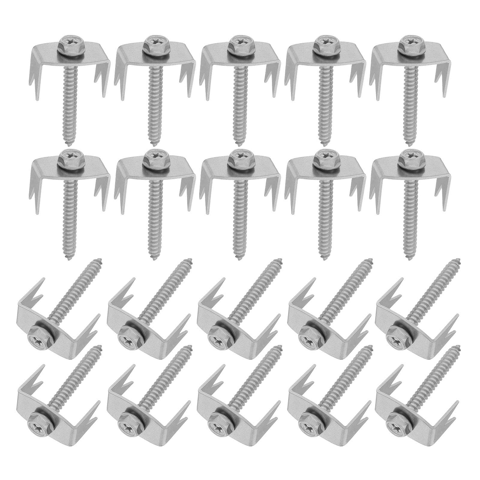Clavos para cercas resistentes al óxido con 4 puntas de fijación fuerte para alambre