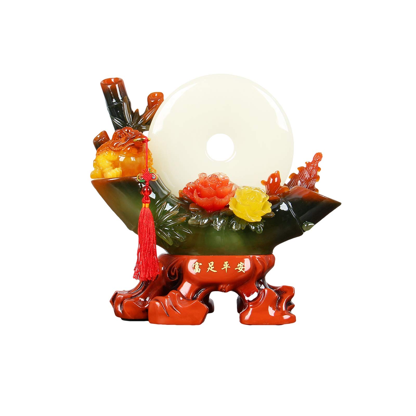 HASMI Skulptur Feng Shui Goldene Kröte Dekoration Reichtum Frosch Feng Shui Statue Handwerk Glück Goldene Kröte Dekoration Home Dekorationen Statue Dekoration Feng Shui