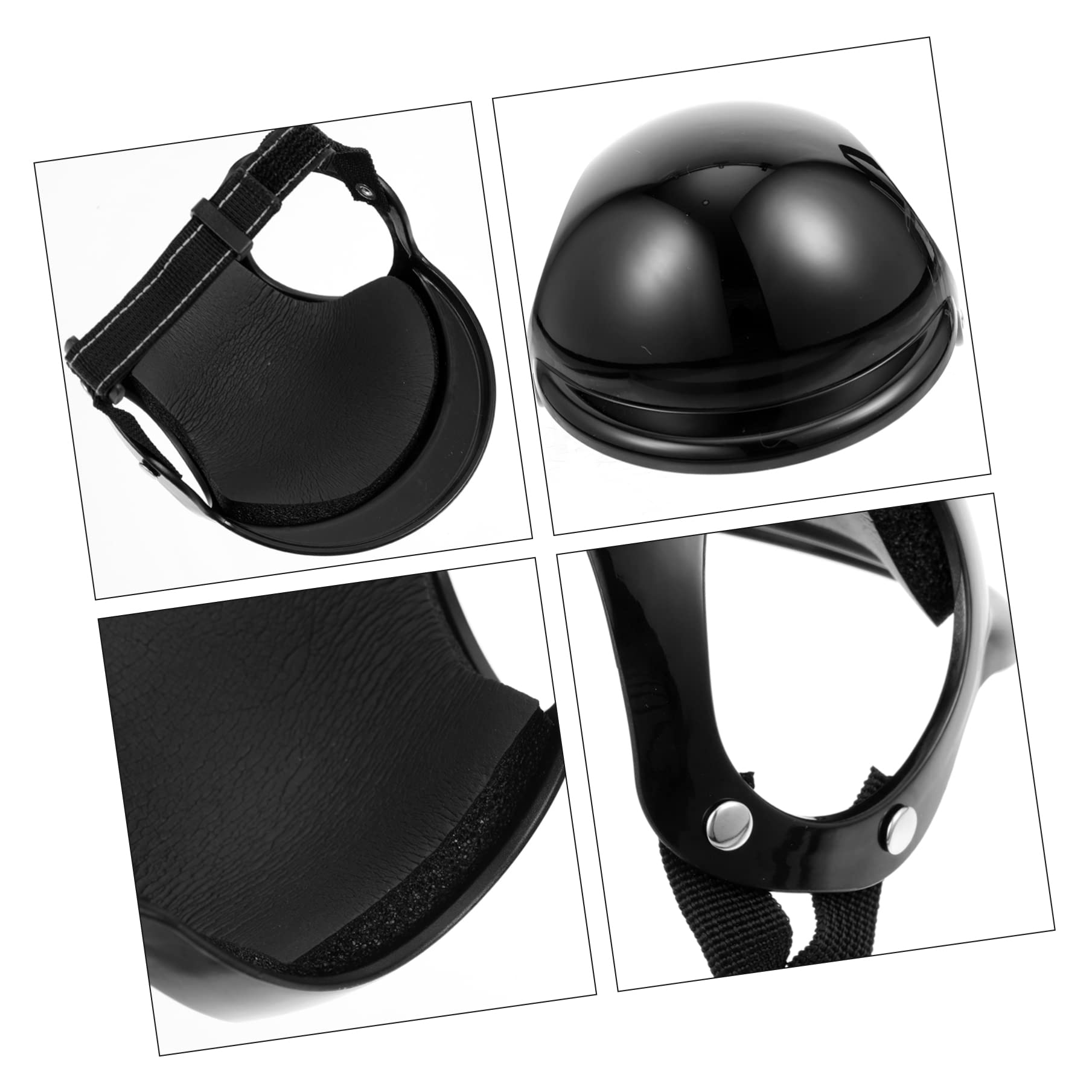 Mipcase 2piezas Casco De Seguridad para Perros y Gatitos Decorativo Sombrero Ligero y Duradero Correa Accesorio para Fiestas y Eventos