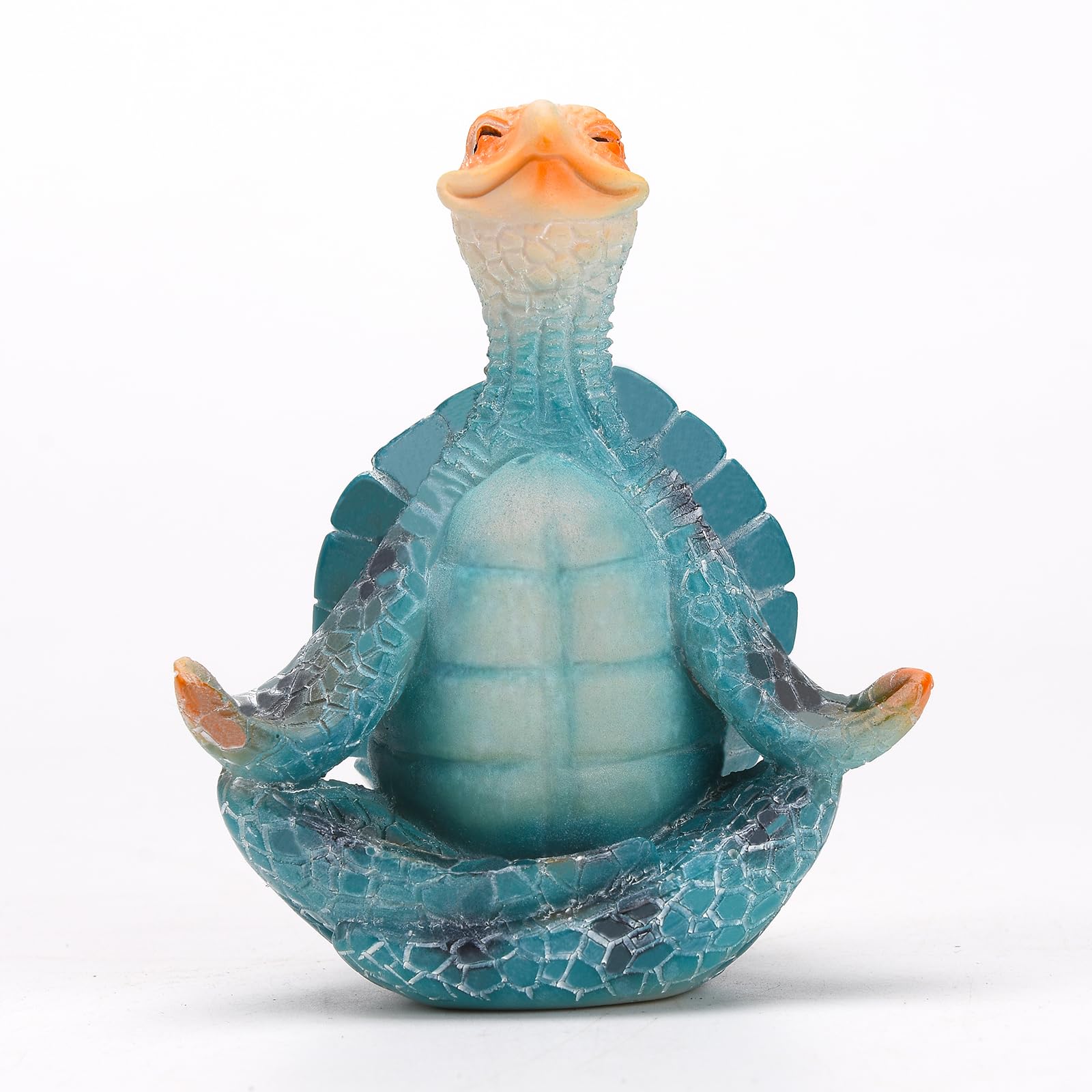 BFORXRO Resin Sea Turtle Decor Zen Meditation Accessories Turtle Coastal Beach Ornament Statues for Home Decor Coastal Room Bathroom Office Yoga