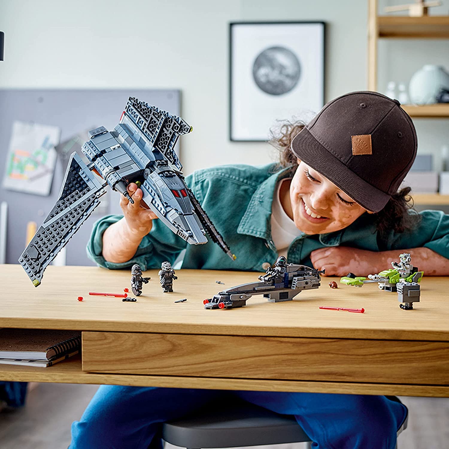 LEGO Star Wars The Bad Batch Attack Shuttle 75314 Awesome Toy Building Kit with 5 Minifigures; New 2021 (969 Pieces)