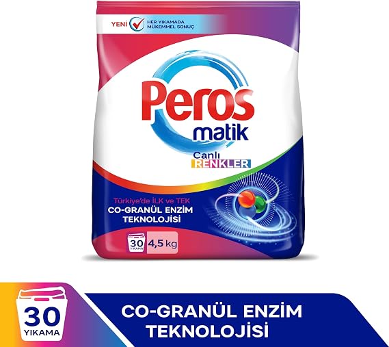 Peros Powder Laundry Detergent Vibrant Colors 4500 G
