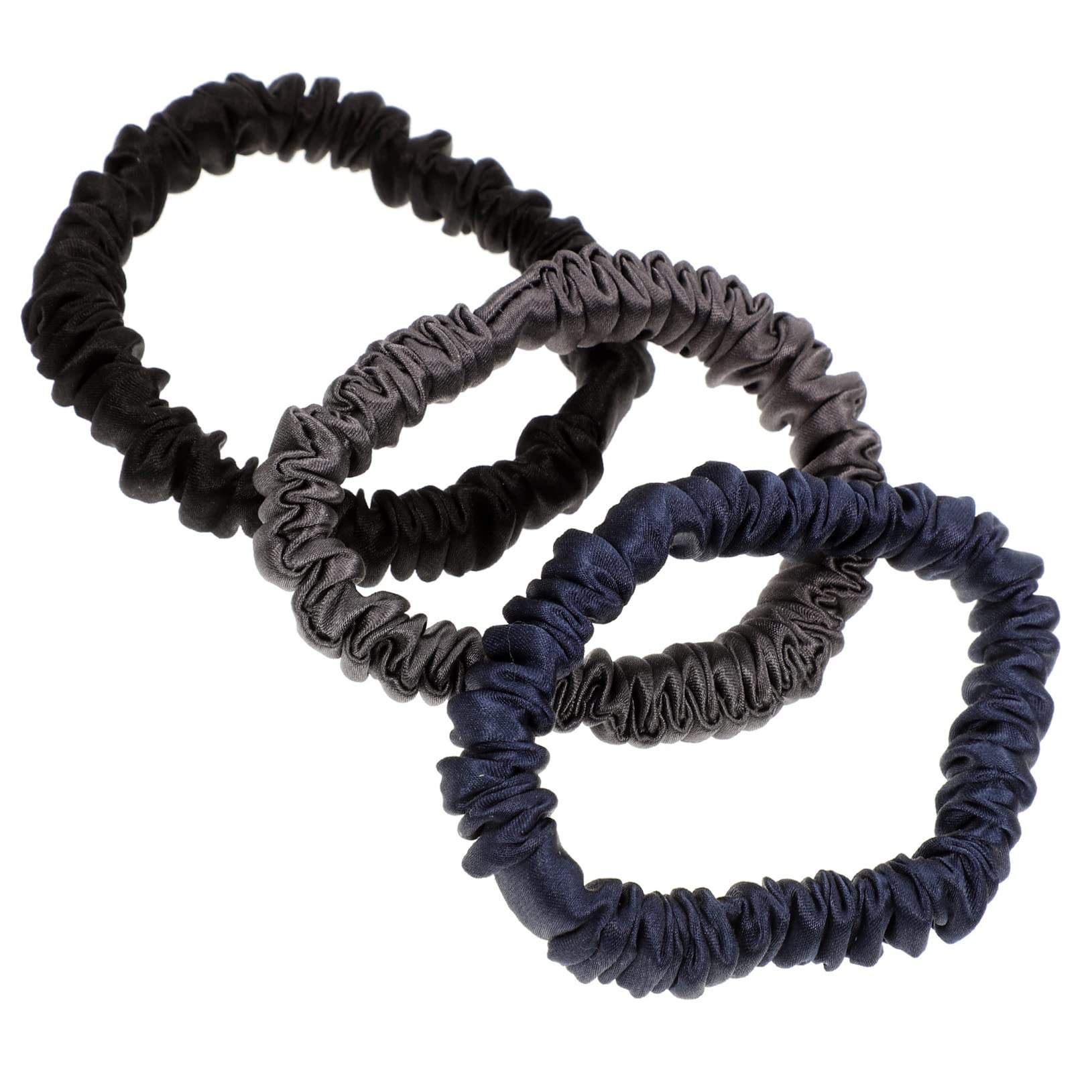 minkissy 9 elastici per capelli da donna, nastri per capelli da donna, elastici per capelli, elastici per capelli, elastici per capelli, elastici per capelli, elastici per capelli, in raso morbido,