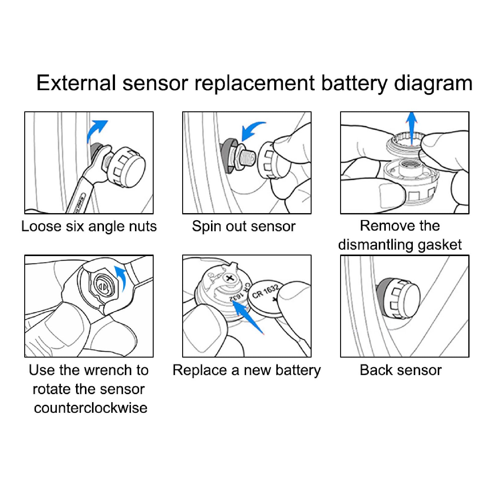 Akozon di Monitoraggio della Pressione dei Pneumatici Carica Solare TPMS con 6 Sensori per Camion RV Monitoraggio in Tempo Reale della Pressione e della Temperatura (8bar)