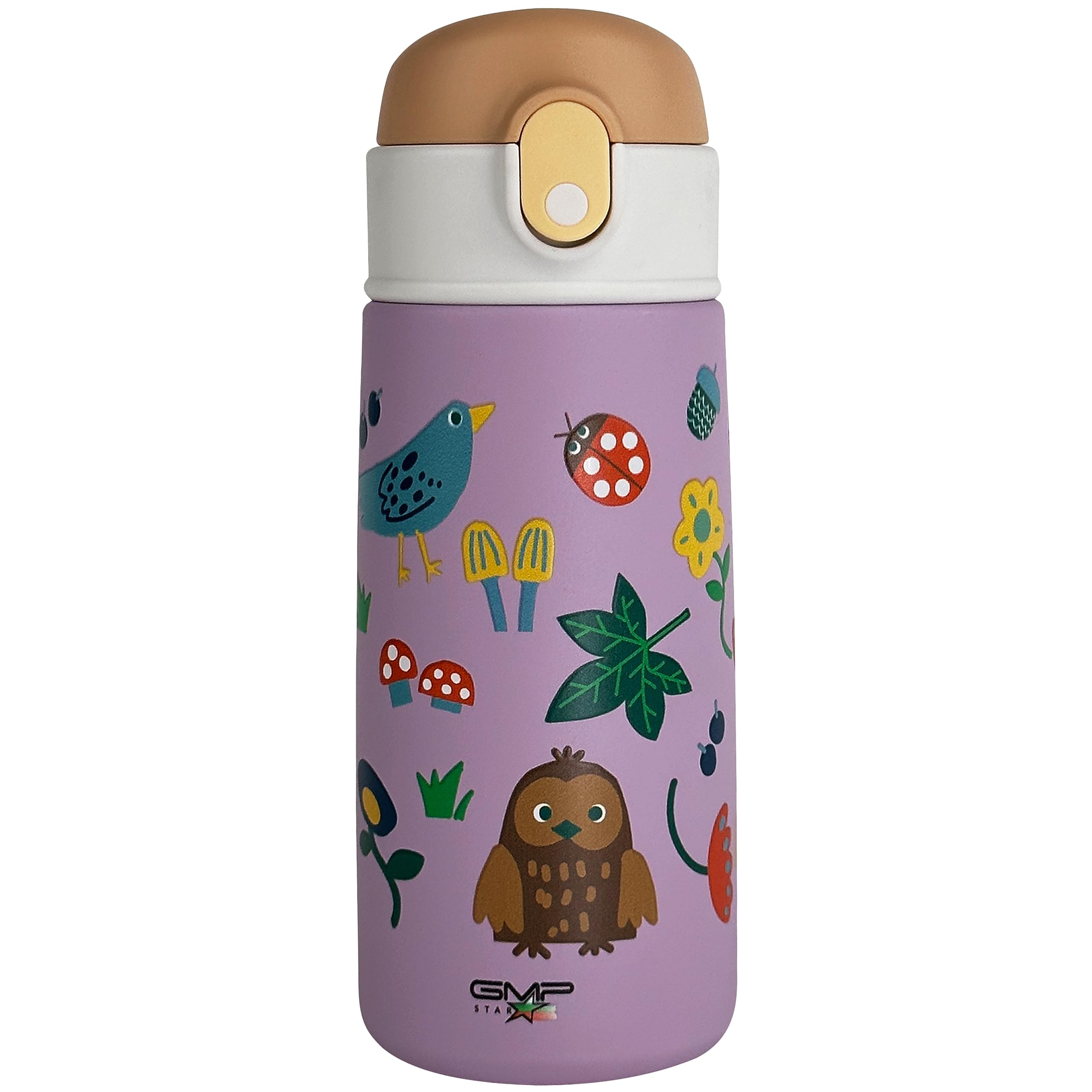 GMP star Kids Flask - 500ml Insulated Stainless Steel Water Bottle for Kids/Toddlers (Girls/Boys) Purple