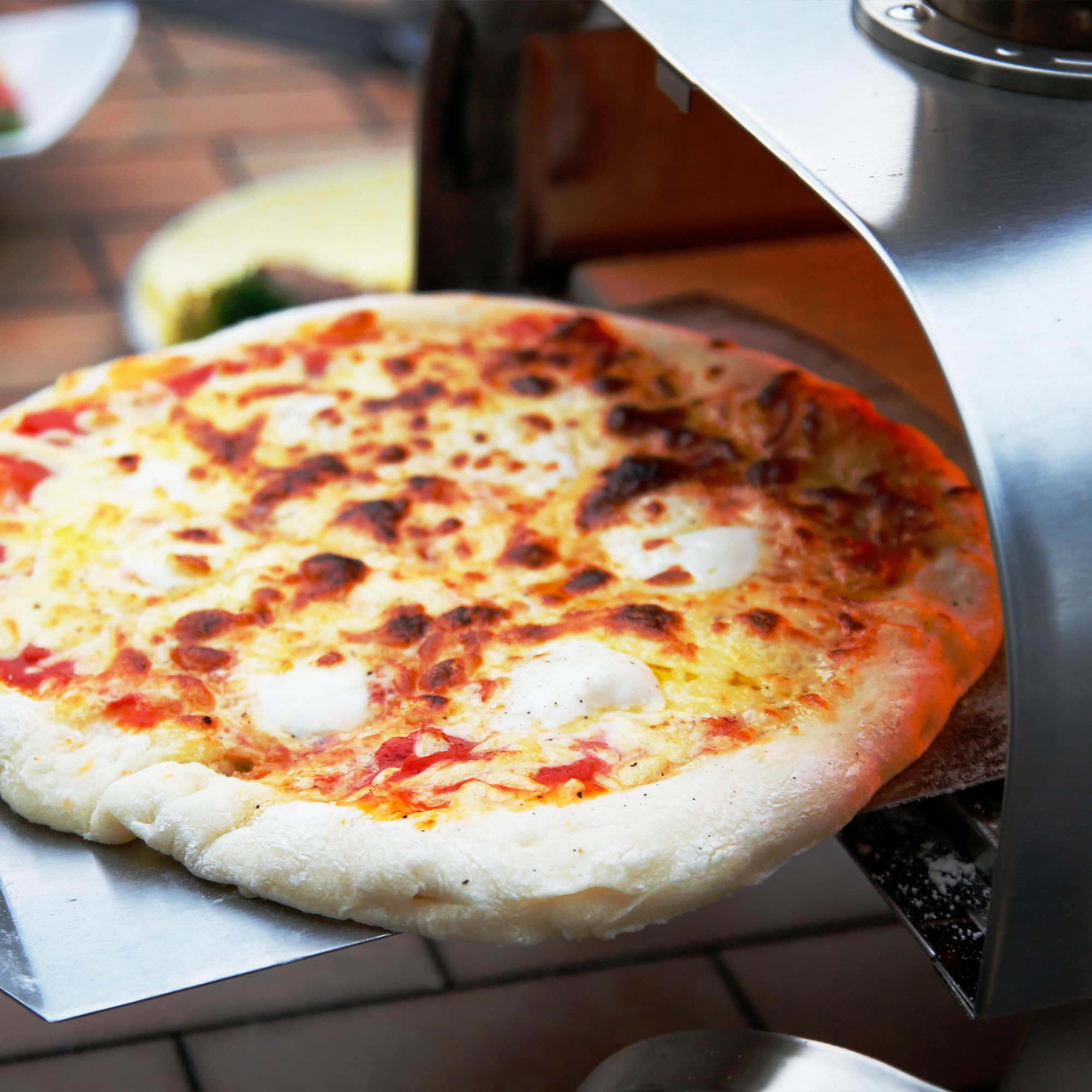 BIGHORN Grand Four à Pizza 12''，Granulés + Portable