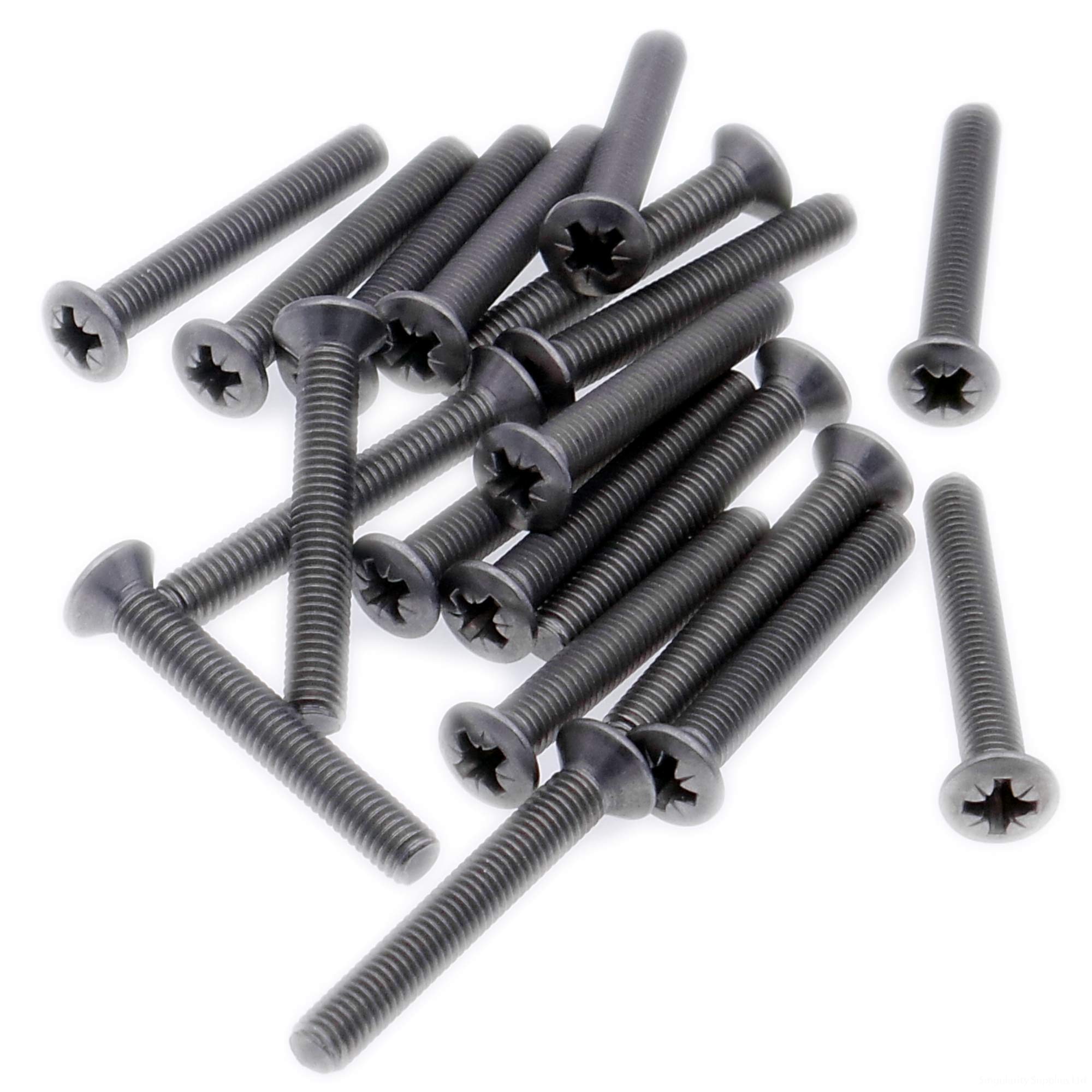 Singularity Supplies M4 (4Mm X 16Mm) Pozi Raised Countersunk Machine Screw (Bolt) - Stainless Steel (A2) (Pack Of 20)