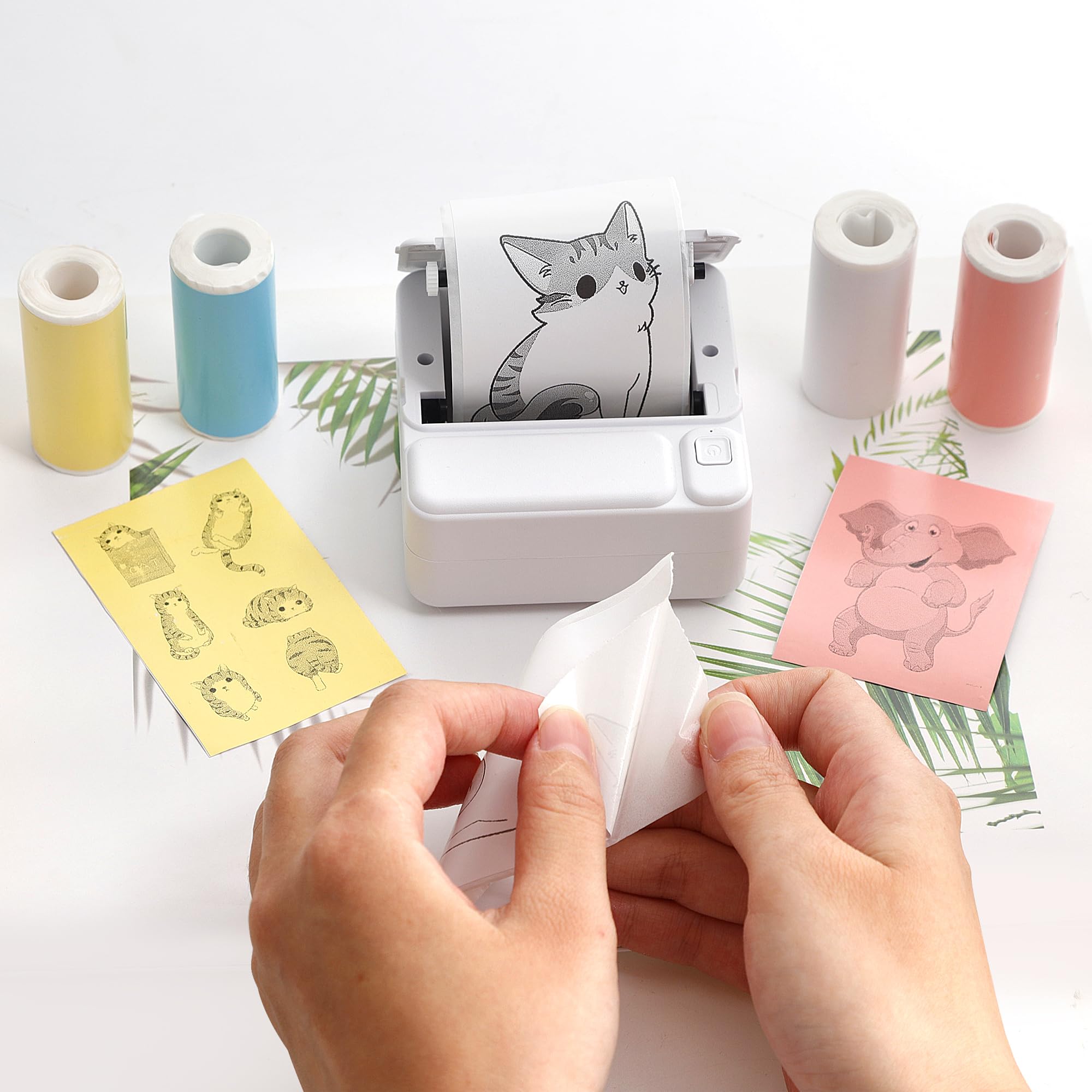 YSDMY 16 Roll Thermal, Thermal for Children 57x25mm, Instant Camera & Self-Adhesive Stickers - Image 4
