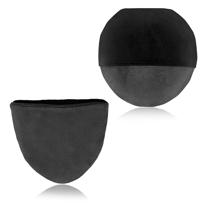 Kit de panos para limpeza de tela automotiva em microfibra para painel e displays, formatos triangular e redondo, MUQIDA, 2 peças