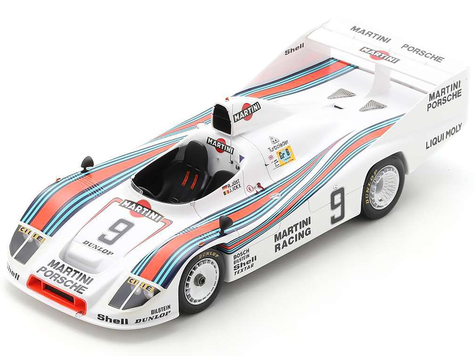 908/80#9 Jacky Ickx - Reinhold Joest Racing 2nd Place 24 Hours of Le Mans (1980) with Acrylic Display Case 1/18 Model Car by Spark 18S524