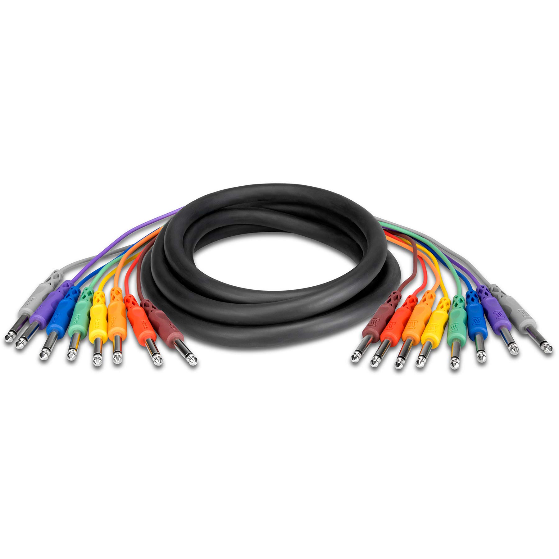 Snapklik.com : Hosa CPP-804 8-channel 1/4-inch TS Male Snake