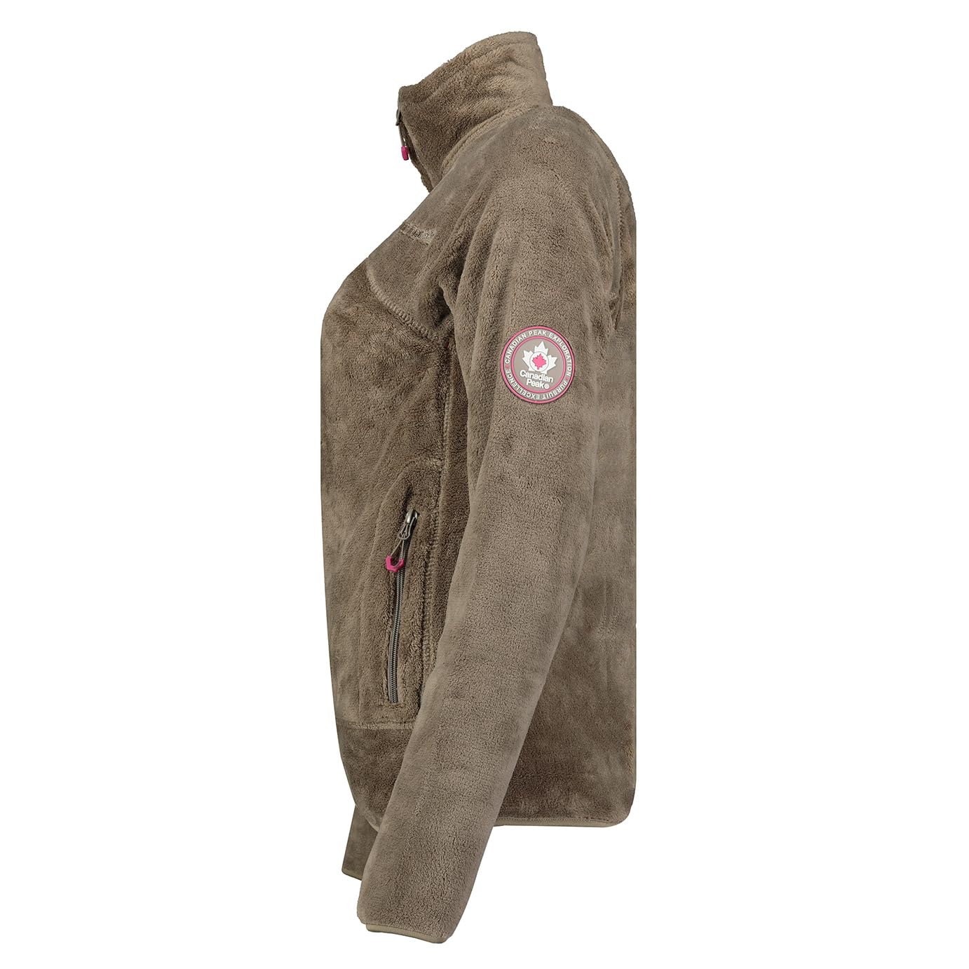 Canadian Peak Udilas Lady - Polaire Fine Femme Chaude Fermeture Zip - Veste Automne Hiver Printemps Chaud Femmes - Longues Manches Vetement Pull Fourrure Doux Confort