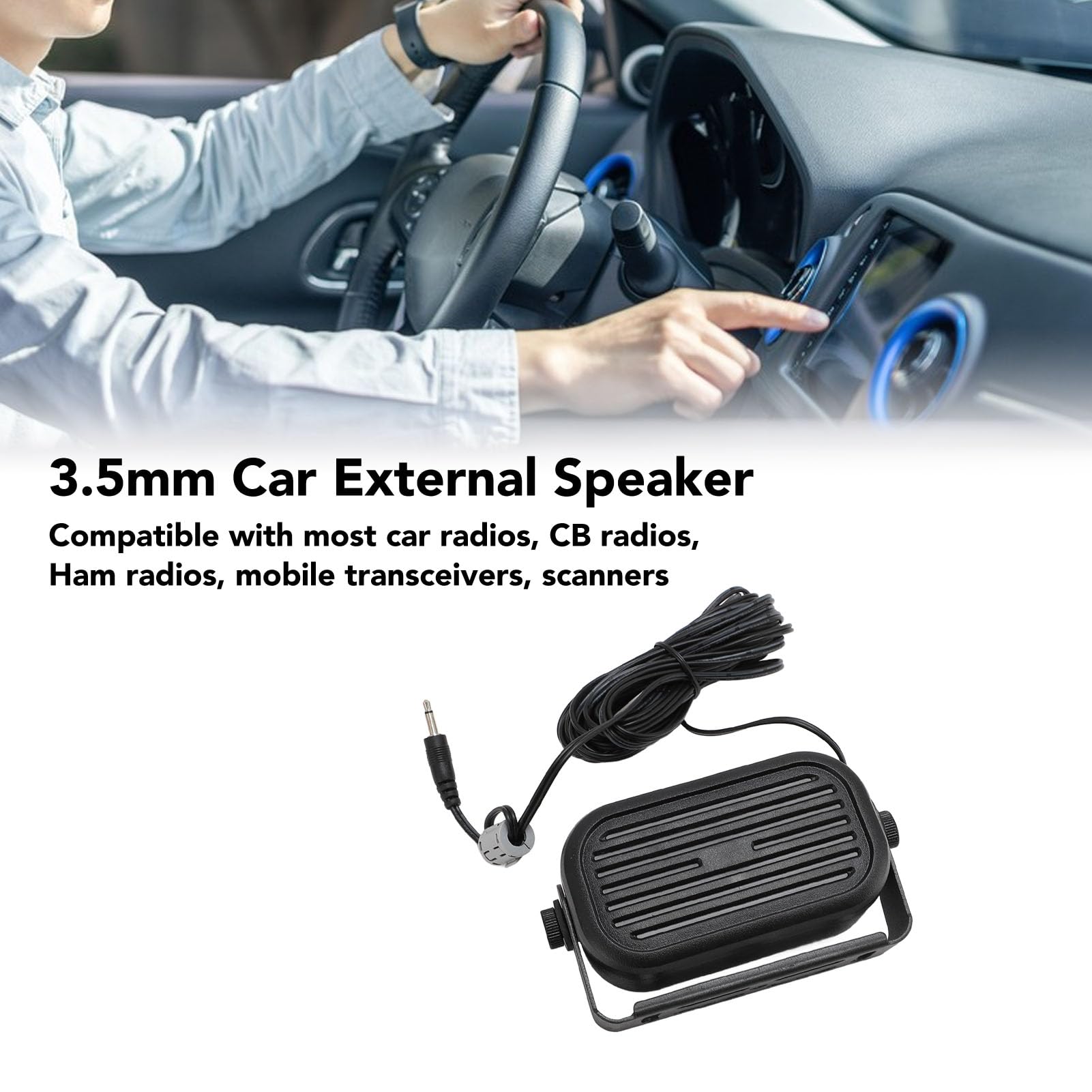 Altoparlante Esterno Mini NSP-100 Per CB E VHF – Compatto, Potente, Adatto Per FT-847, FT-920, FT-950, FT-2000 E Uso Marino/auto