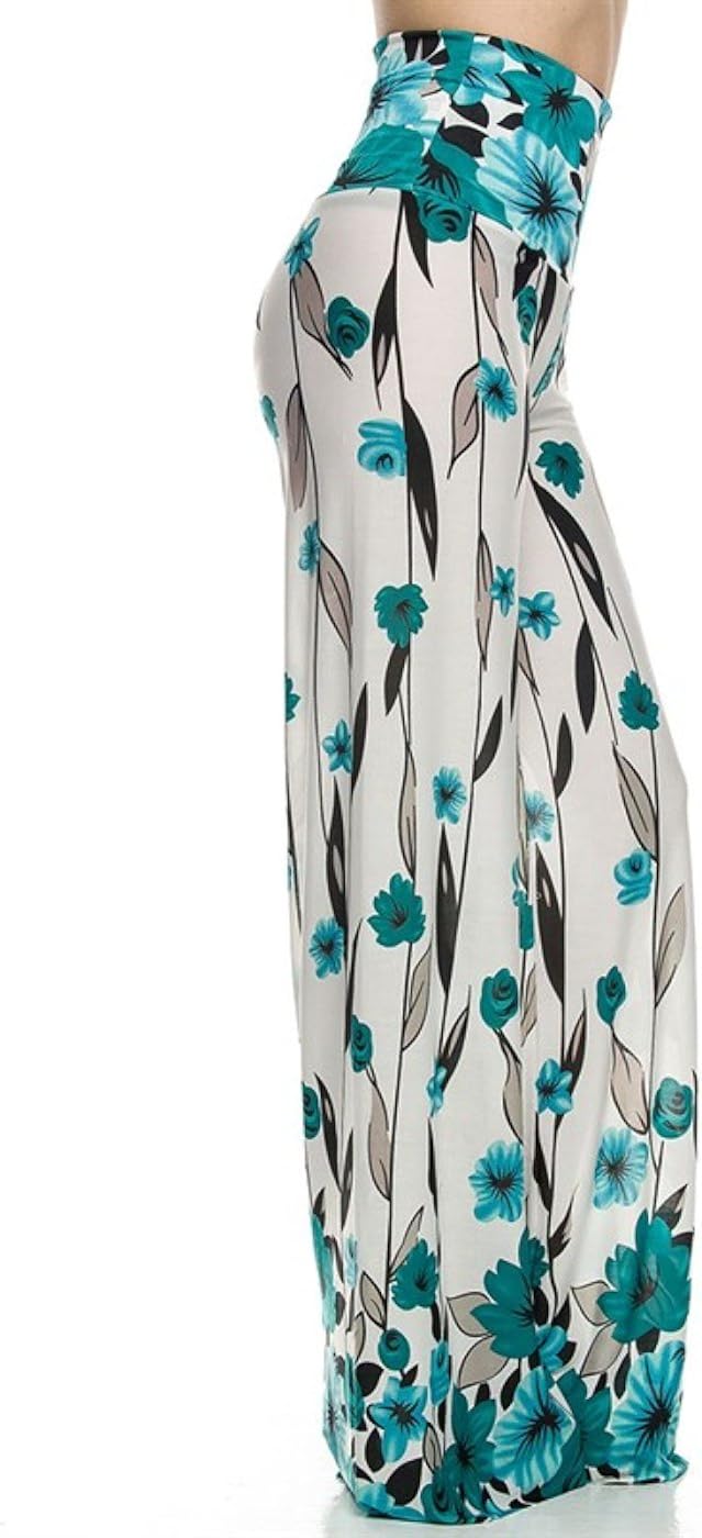 2LUV Women's Paisley Print Palazzo Pants