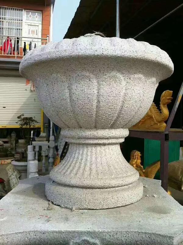 cast in Place Outdoor Garden Cement Plastic Precast Concrete Flower Pot Decorative Planter Molds for Sale White by Reazone Molds - Used condition - Image 3