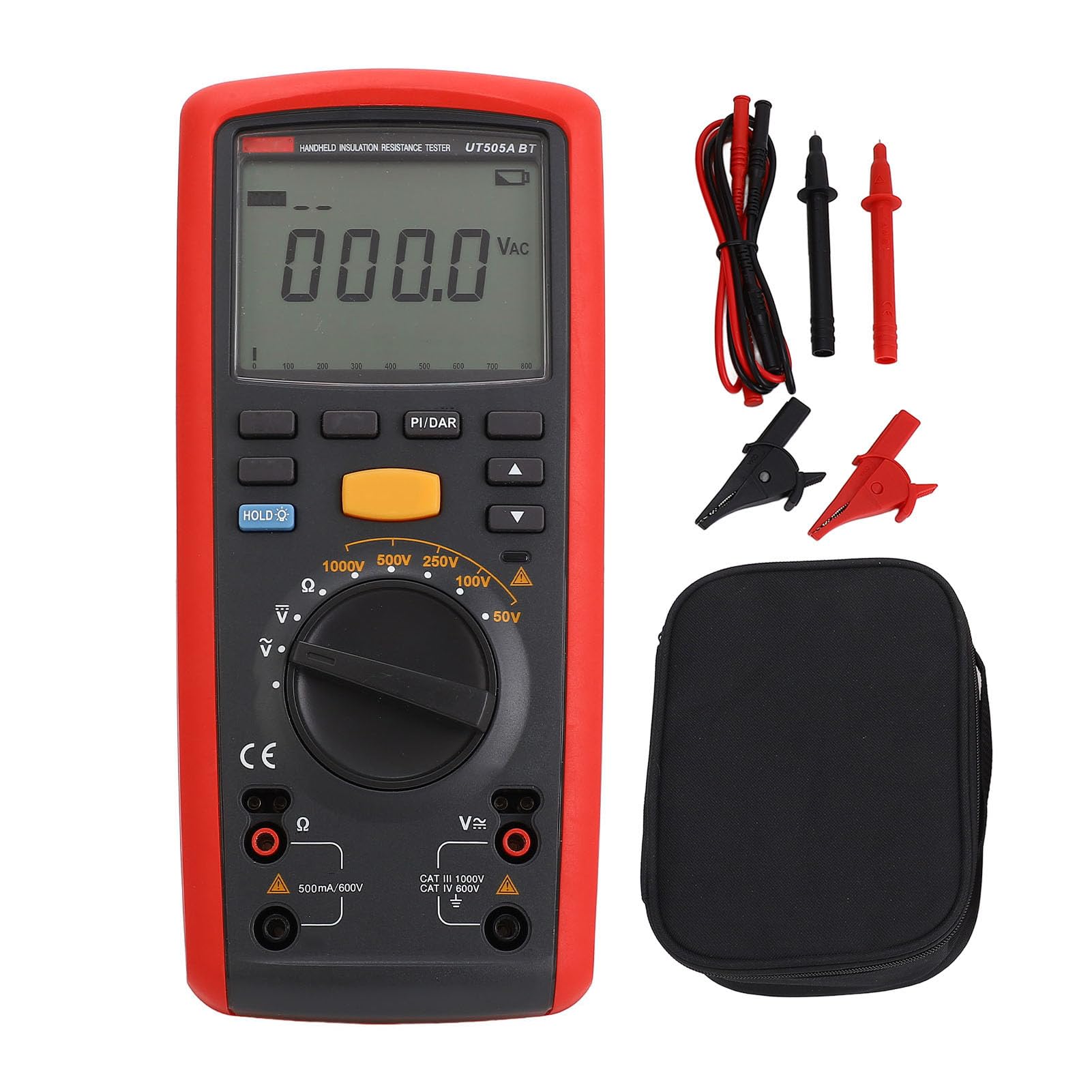 MEGOHMMETER DIGITAL INSULATION TESTER HANDHELD HIGH ACCURACY MULTIMETER FOR INDUSTRIAL SECTORS