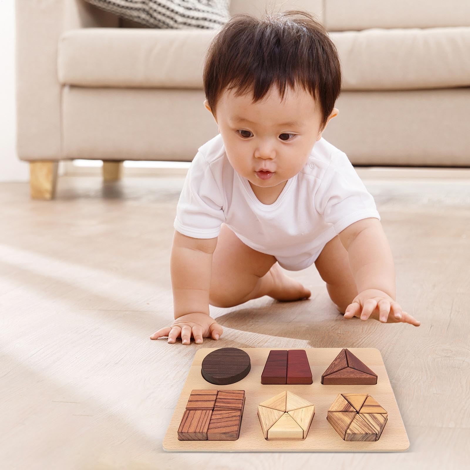 Juego Combinación Formas Clasificador Formas Geométricas Colorido