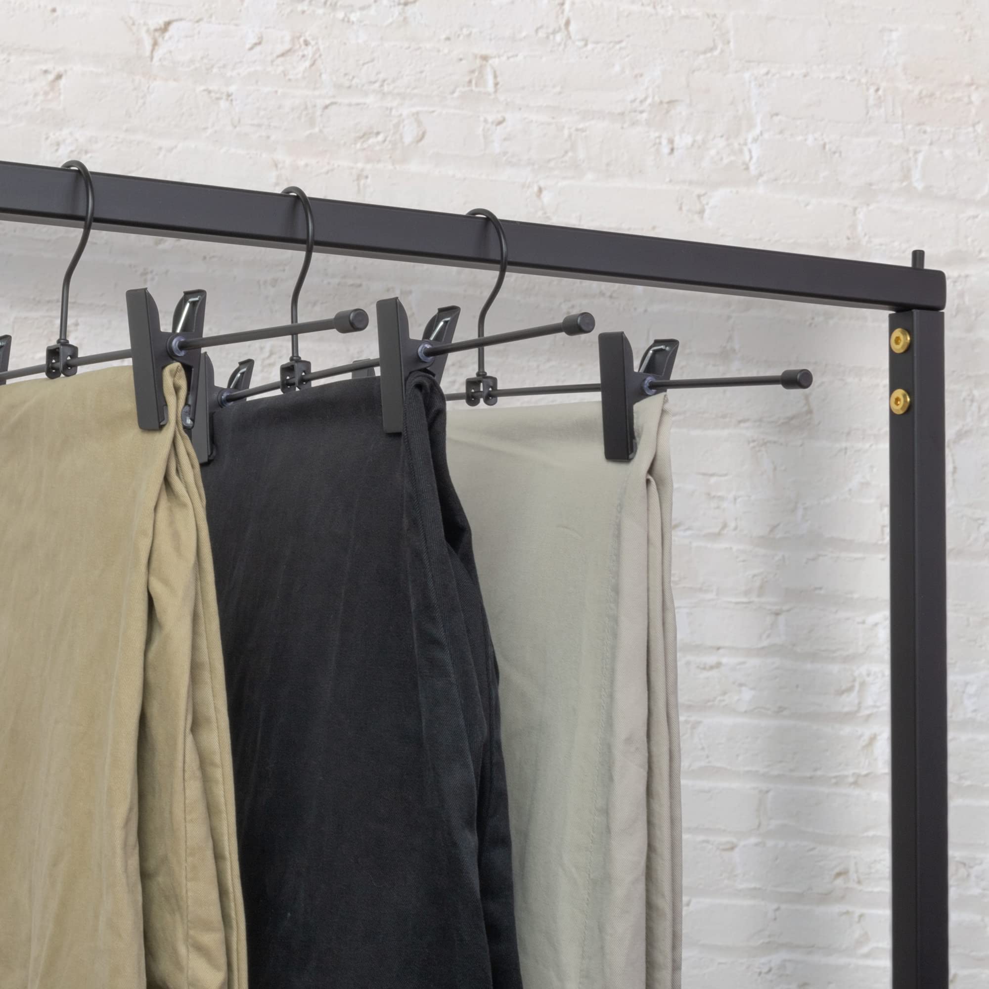 6X Natural Goods Berlin Percha para Pantalones Gard, Percha giratoria 360°, Metal, Gancho Giratorio, Percha Multifuncional, para percheros y percheros (Oro Rosa, Juego de 6)