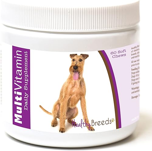 Miniatura 15 de Healthy Breeds Multivitamínico siberiano Husky para perros, suplemento diario recomendado por veterinarios, sabor a tocino, 60 masticables suaves