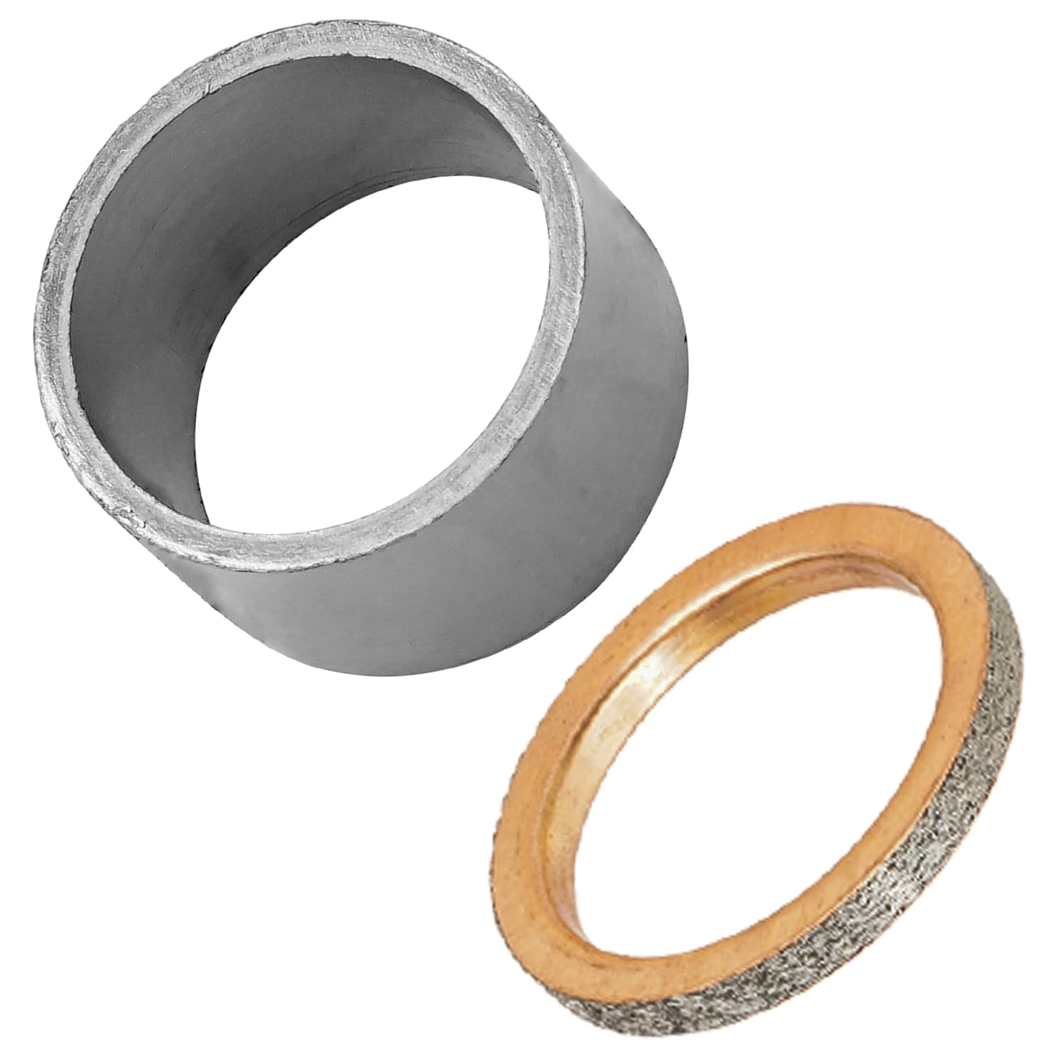 Caltric Muffler Pipe Gaskets Compatible with Yamaha Warrior 350 Yfm350X 1987-2004