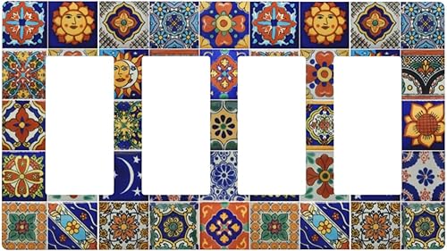 Miniatura 56 de 70s Retro Sun 1 Gang Outlet Covers Dúplex Receptáculo Hippie Hongo Placa de pared Decorativa Boho Sol Sunrise placa frontal Placa de interruptor