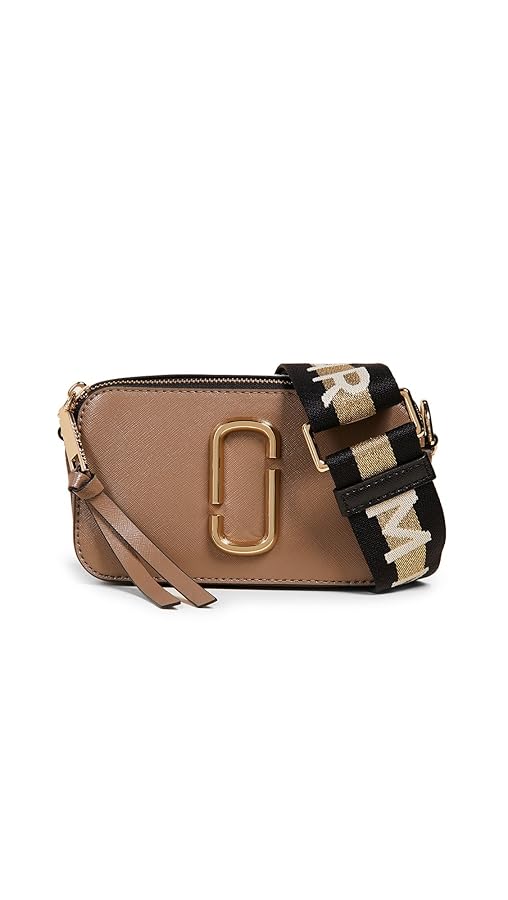 【MARC JACOBS】 SNAPSHOT LOGO STRAP SMALL CAMERA BAG Marc Jacobs Women's Small Logo Strap Snapchat Camera Bag