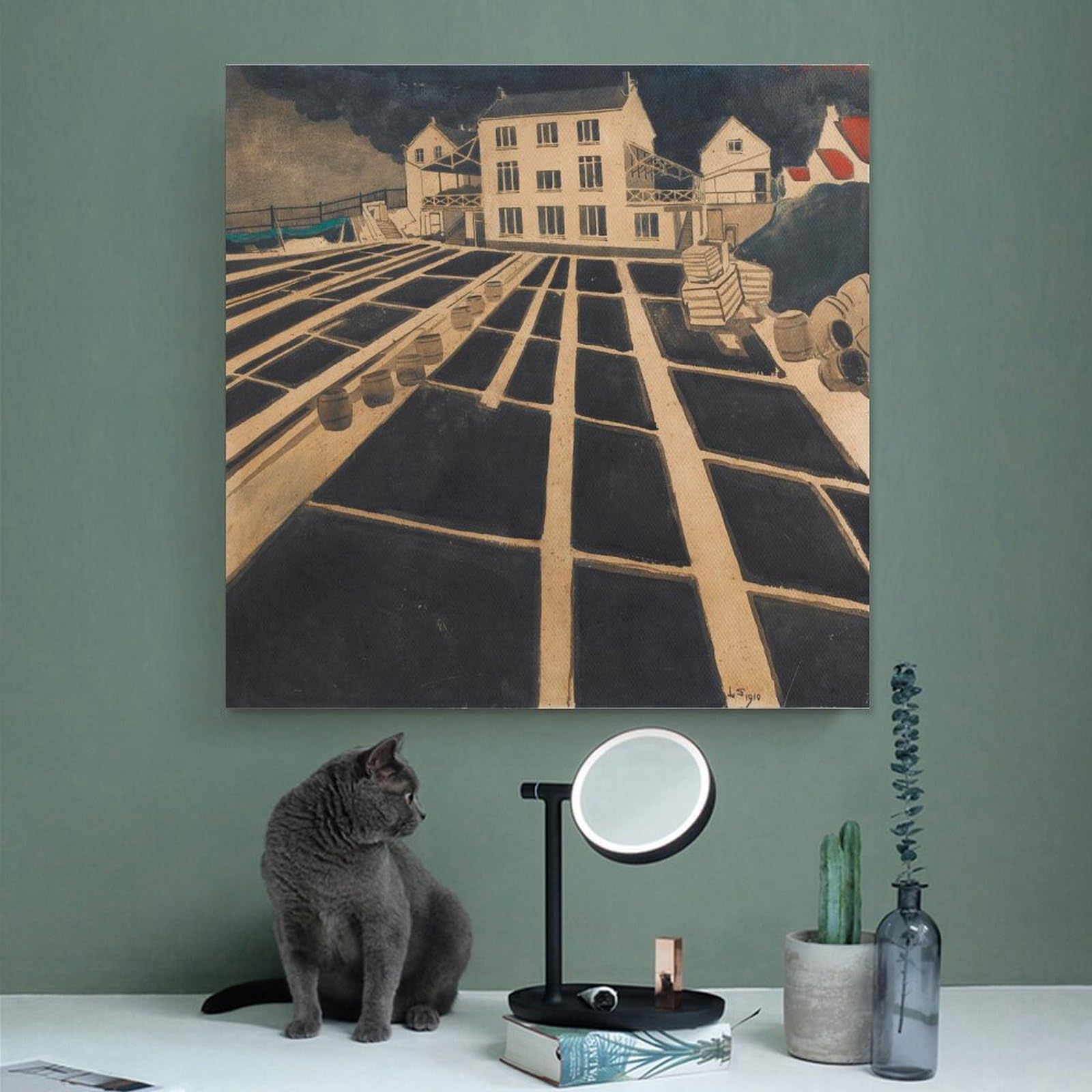 Amazon.com: Leon Spilliaert L'HUITRIÈRE Poster Art Painting