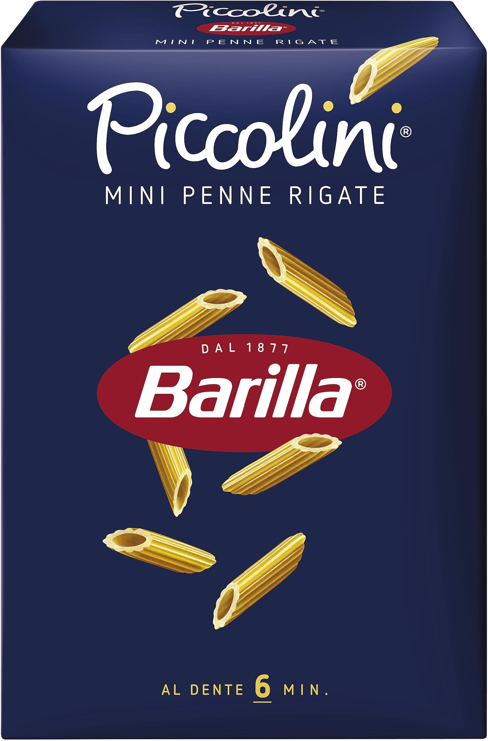 Barilla Pasta Piccolini Mini Penne Rigate, 500g
