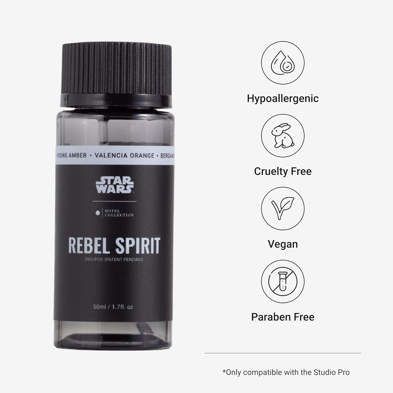 Hotel Collection - Star Wars ™ - Rebel Spirit Pro-Pod Oil - Light Side - Luxury Essential Oil Diffuser - Aromatherapy Scent Diffuser Oil - Bergamot, Amber, Valencia Orange1.7 fl oz, 50 mL