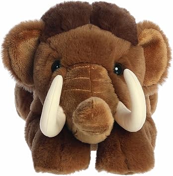 Aurora Adorable FlopsieTM Wynn Woolly MammothTM Stuffed Animal - Used to Create Imaginative Play Adventures - Perfect for Birthdays, Kids and Adults, All Ages - Brown 14 Inches