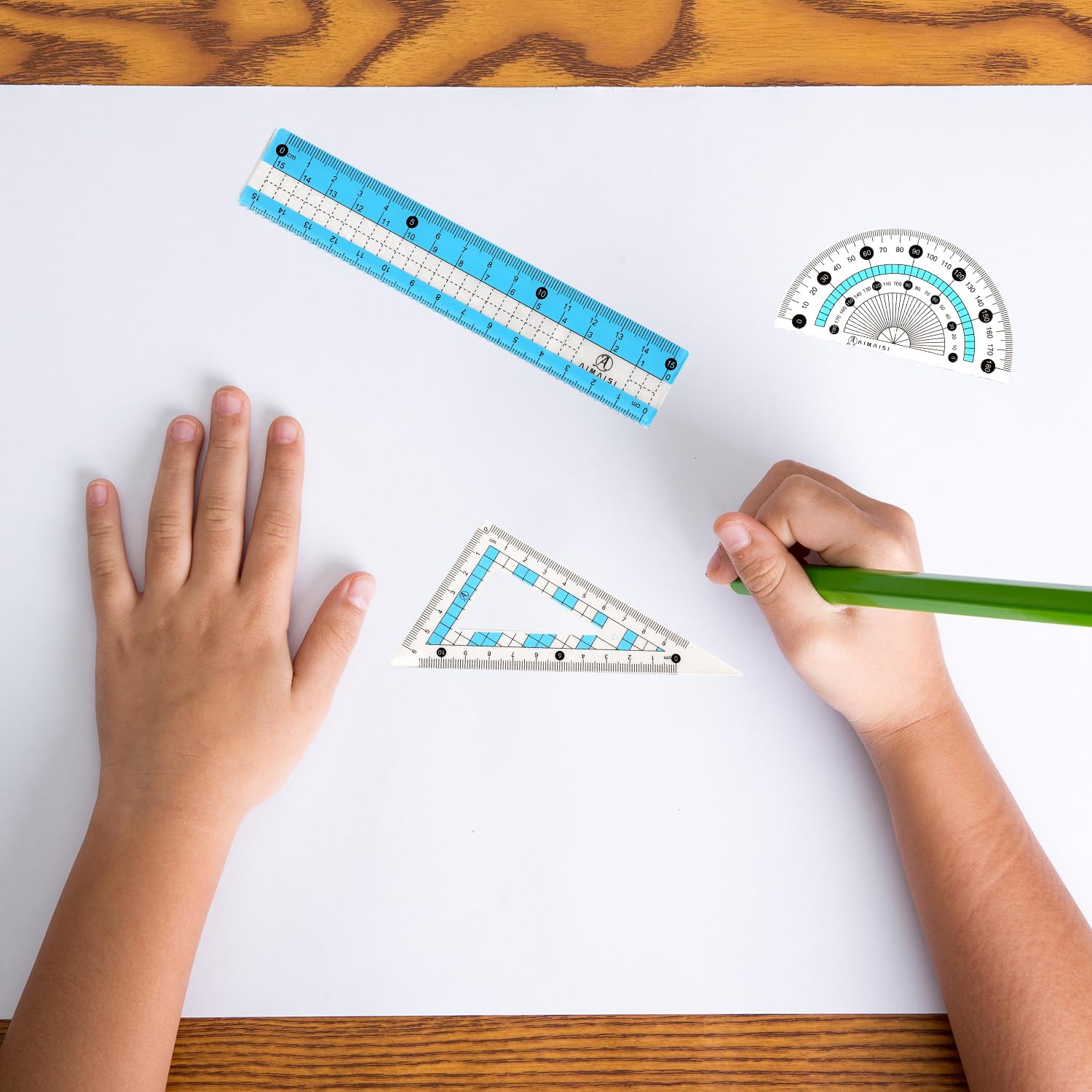 Compass Geometry Tool Geometry Set Drafting Drawing Compass and Protractor Set with Box Math Geometry Compass for Geometry Metal Compass Geometry Kit Drawing Tool for Measuring Drawings Study - Image 2