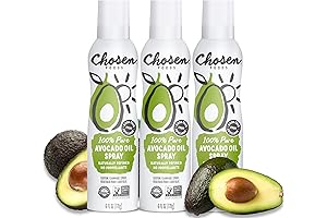 Chosen Foods Avocado Oil Spray: Premium Keto Diet-Friendly Cooking Spray for High-Heat Cooking