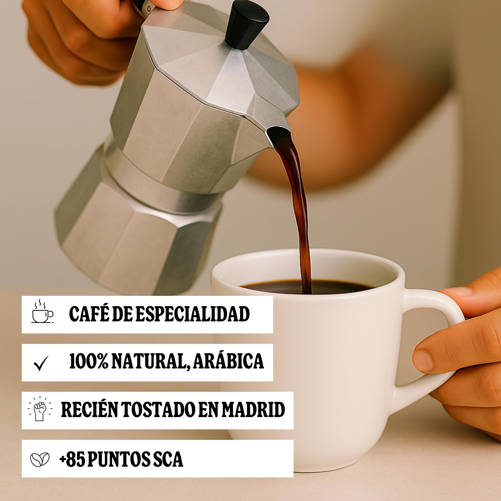 DFRNT. Etiopía Heirloom 2Kg – Café de Especialidad en Grano (86 Puntos SCA) – Specialty Coffee 100% Arábica – Notas Cítricos, Limón y Chocolate – Ideal para Espresso – Tueste Reciente en España