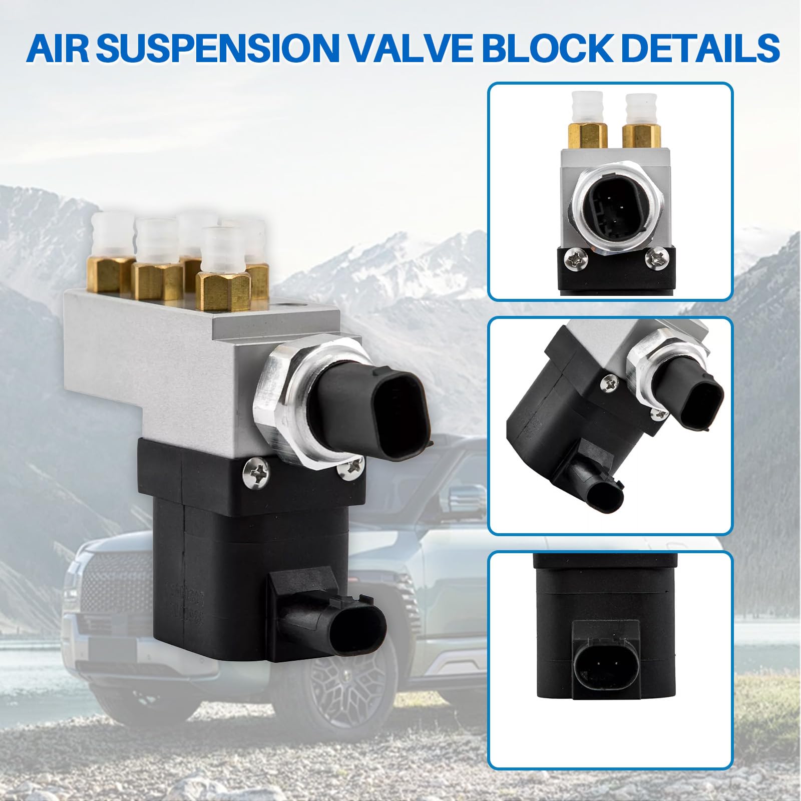Controlador de válvula de resorte de aire, compatible con Clase E W211 S211 CLS Clase C219 CLS500 E320 E500 E550 2113200158 A2113200158