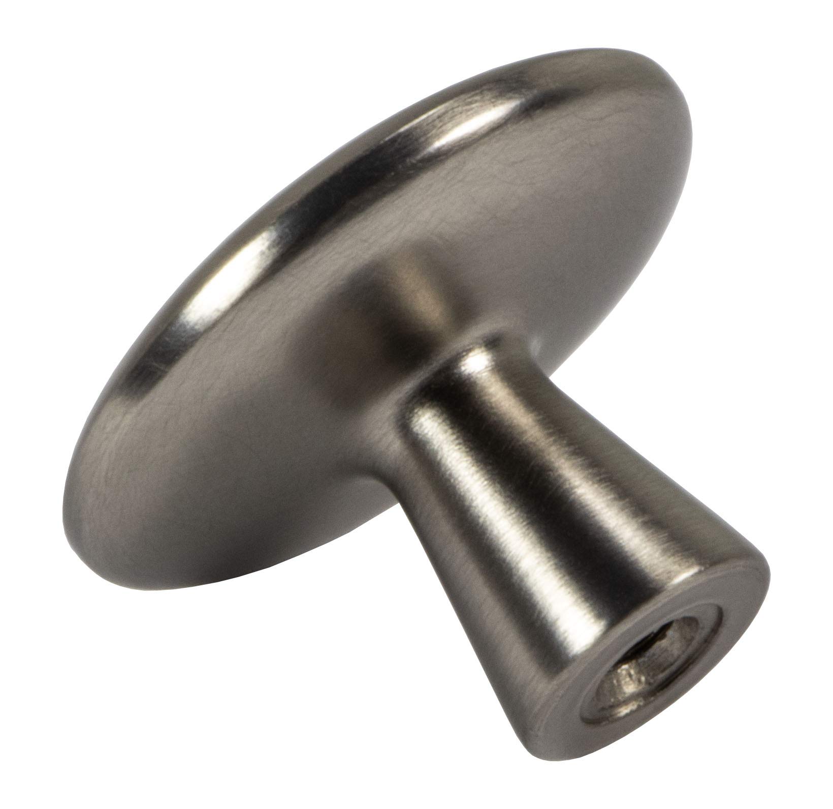 Gedotec Tara Designer Furniture Knob Metal Cabinet Knob Silver Metal Door Knob Round Drawer Knob Diameter 30 Mm Dresser Knob Wardrobe Cabinets & Kitchen Pack Of 10 - Vintage Furniture Knob With