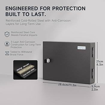 Amazon.com: DidiHere 16-Key Cabinet Organizer, Key Lock Box