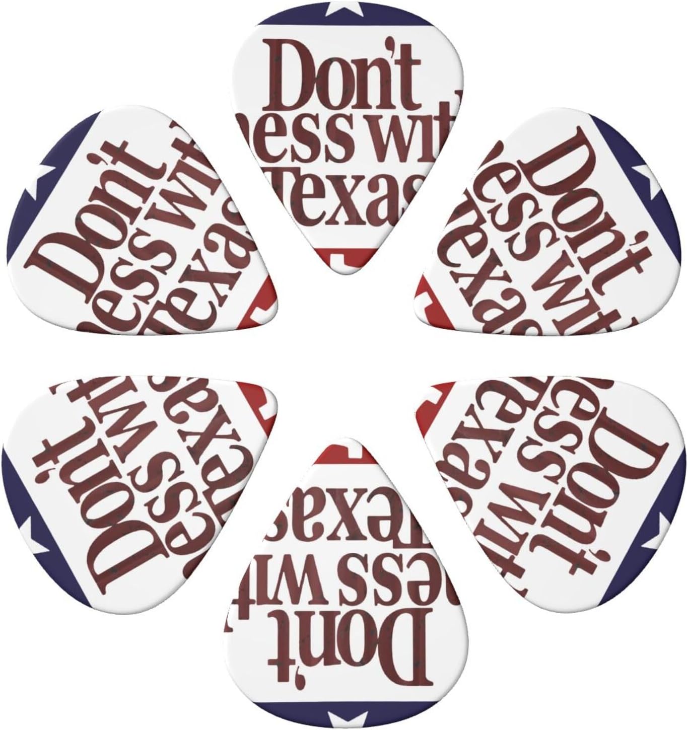 Guitar Picks Dont Mess With Texas Guitar Picks For Acoustic