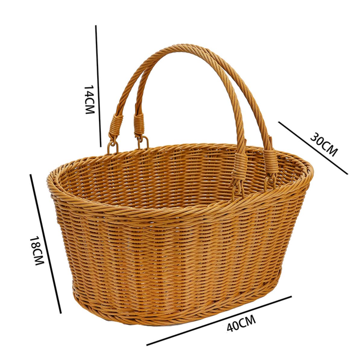 Amazon｜NJNEW ピクニックバスケット ピクニック バスケット かご 藤