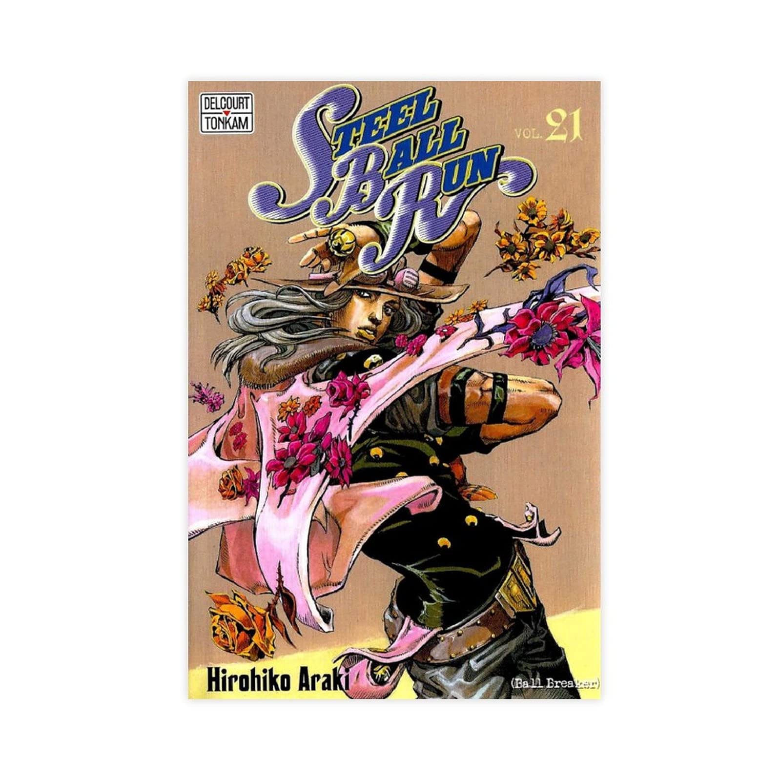 Impression sur toile Steel Ball Run Zeppeli Gyro affiche d'art haut de gamme