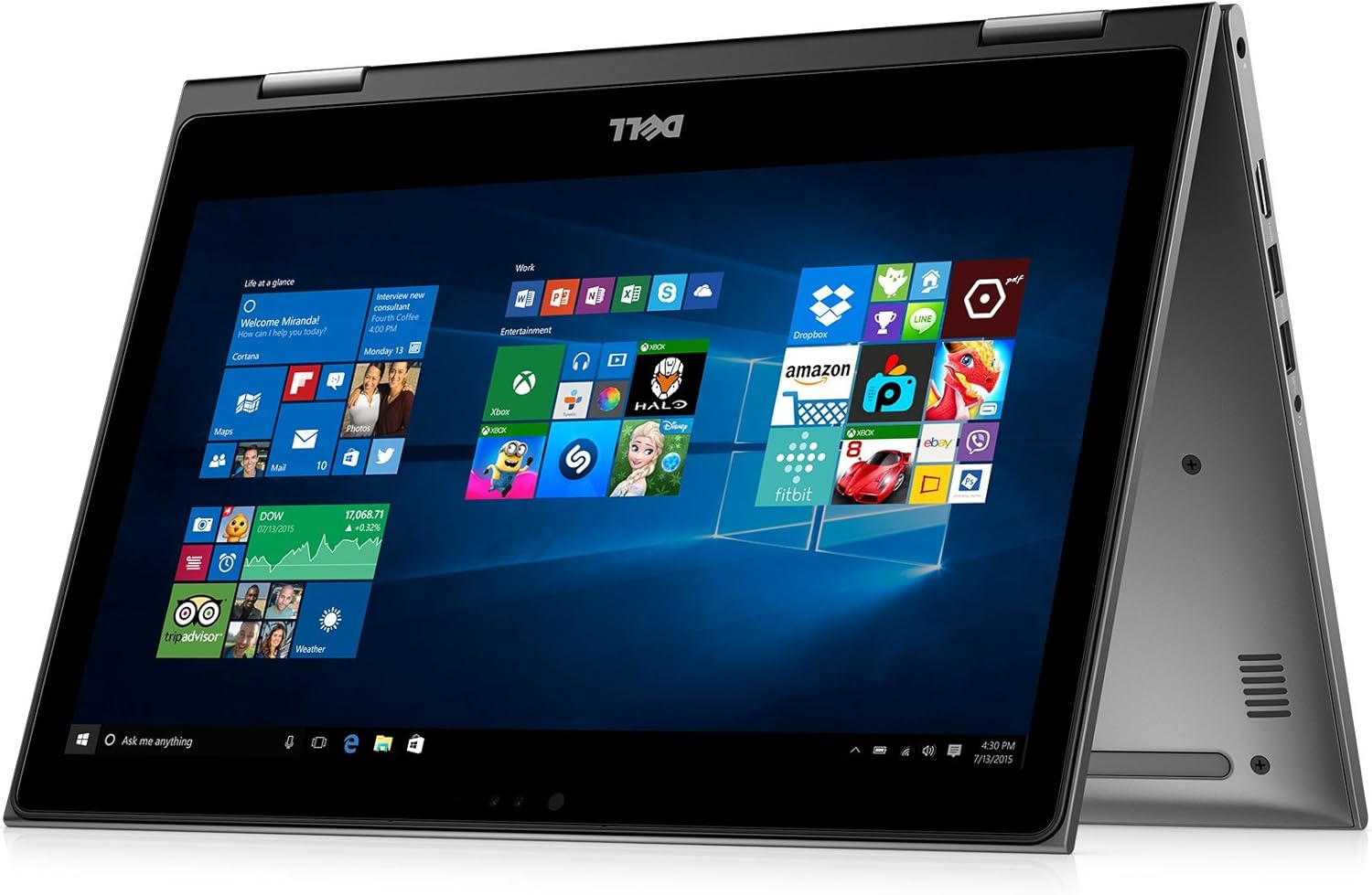 Dell i5368-10024GRY 13.3 FHD 2-in-1 Laptop (Intel Core i7-6500U 2.