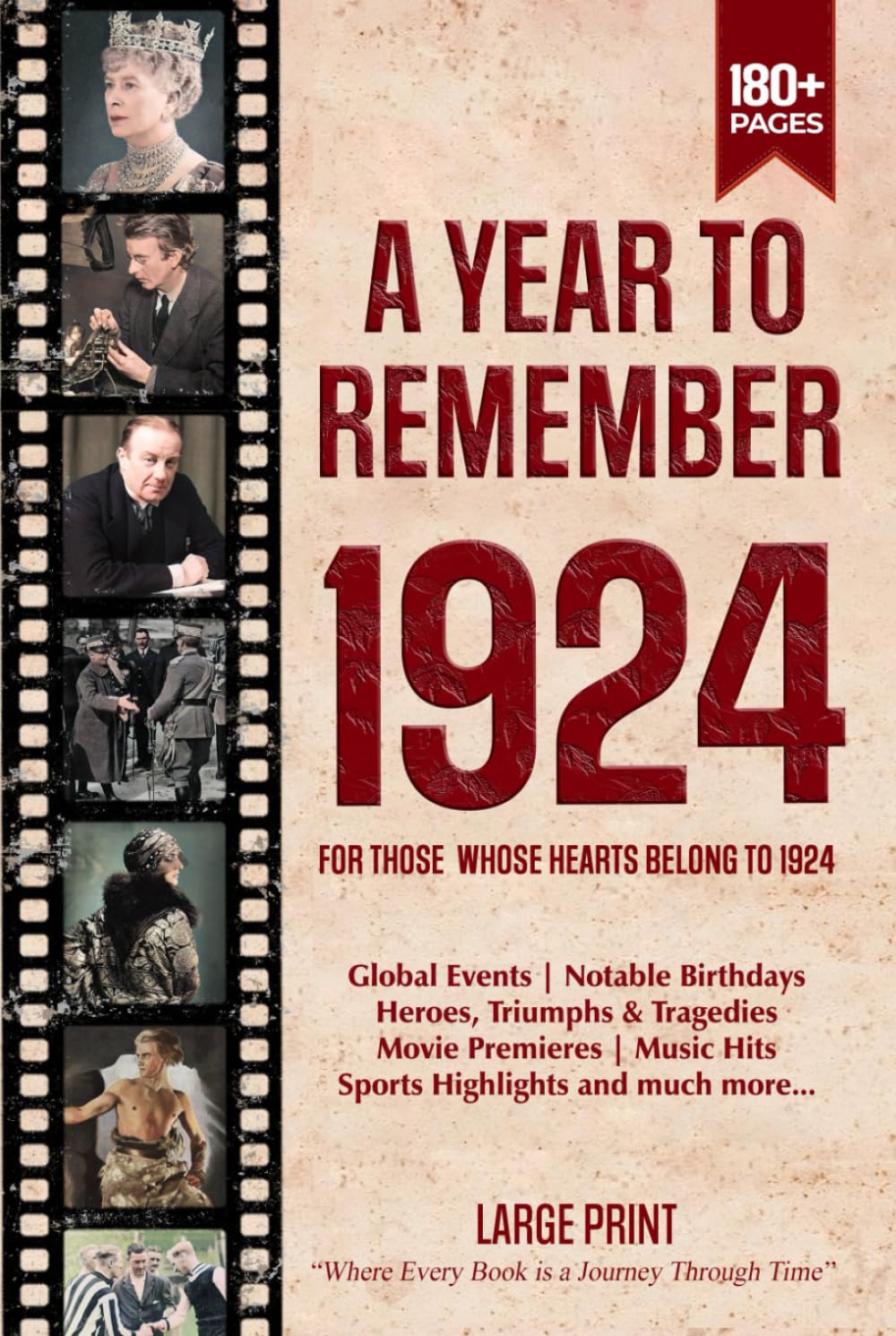 A Year To Remember 1924 History Book: A Nostalgic Tribute for the Radio Babies with Heartfelt Memories of 1924 – An Ideal Gift for Birthdays, Anniversaries, and Special Occasions