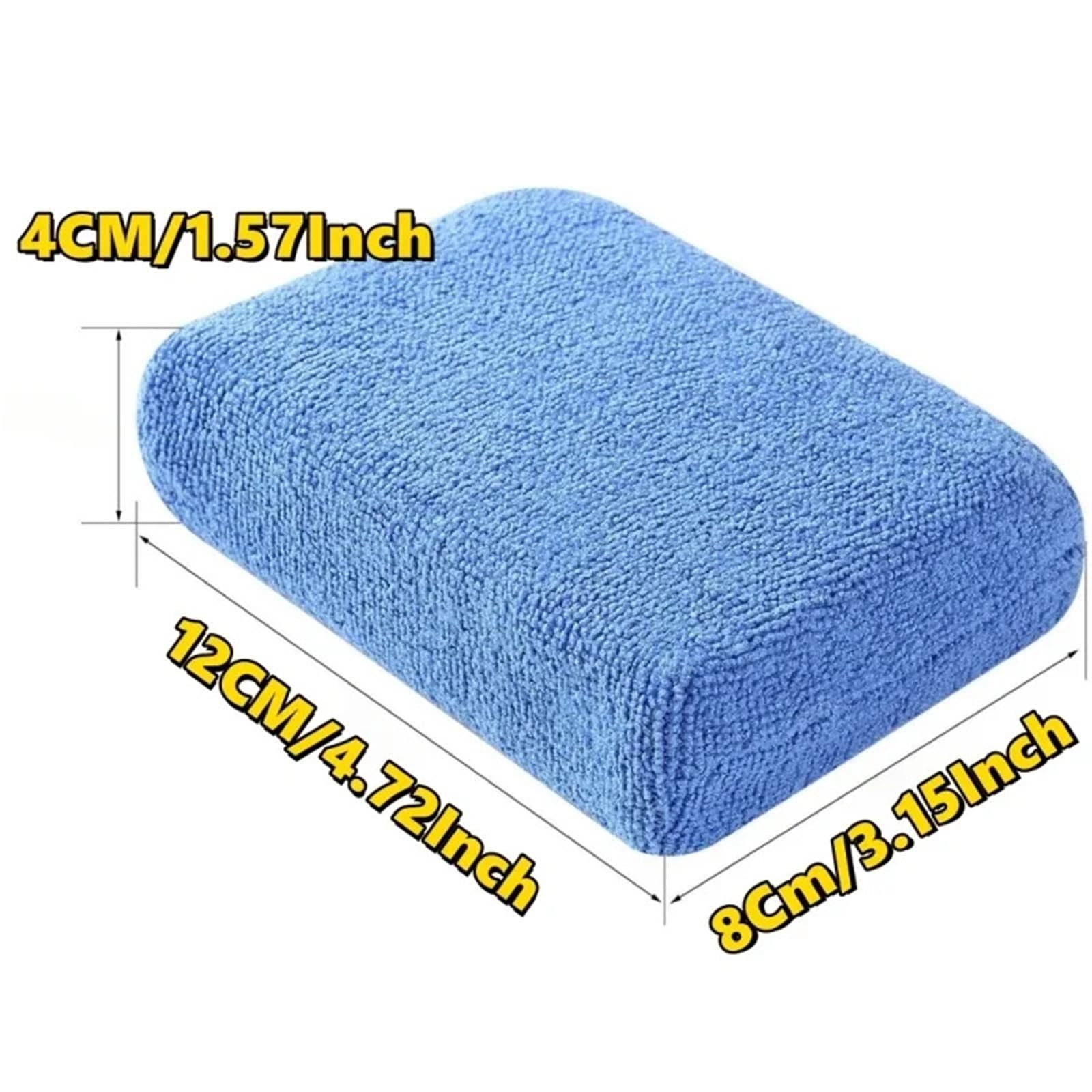 Cuscinetti Applicatori for Cera for Auto 1/20 Pezzi | Spugne For Lucidatura In Microfibra Soft Auto Detailing Spugna For Ceratura Schiuma For Pulizia Tampone(10pcs)
