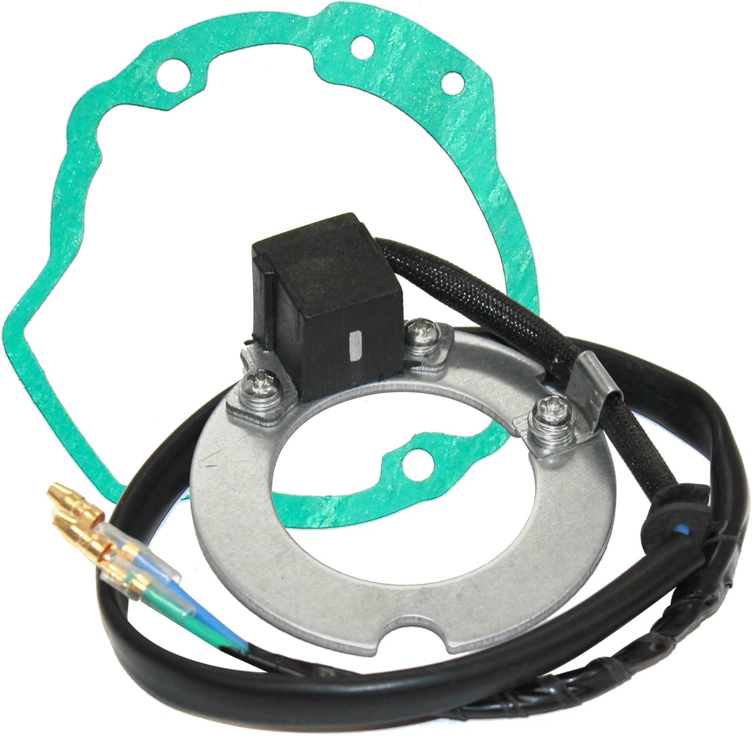 Caltric Stator Pickup Coil & Gasket Compatible with Honda Atc200Es Big Red / Trx200 Fourtrax 1984