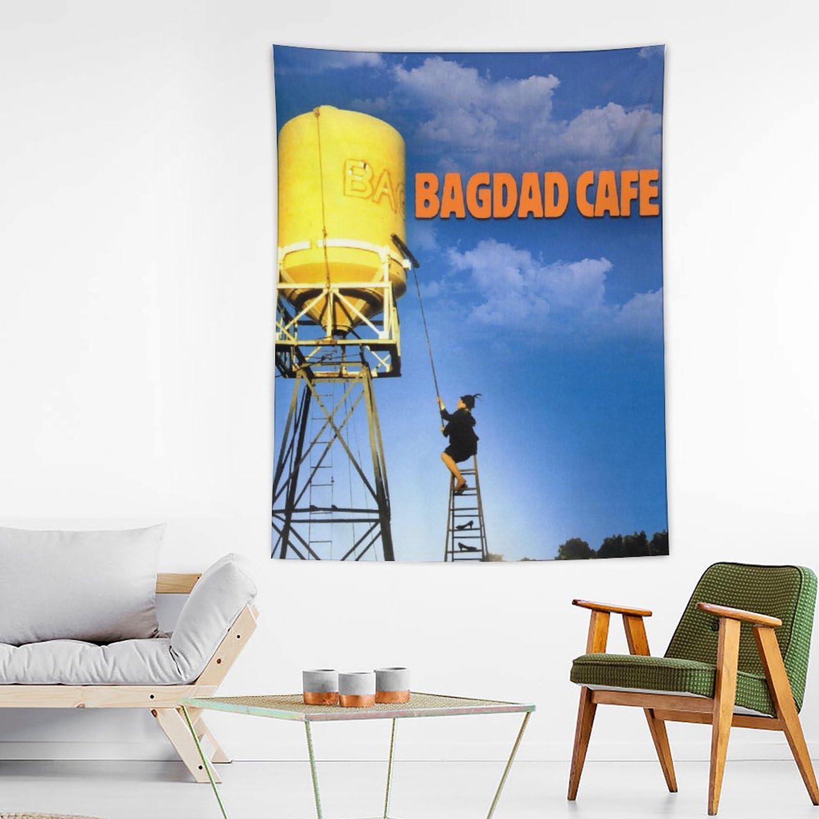 Amazon.co.jp: 映画ポスターバグダッドカフェキャンバスポスター