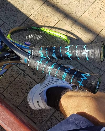 Miniatura 41 de ALIEN PROS Cinta de agarre para raqueta de tenis - Agarre de tenis Tac Moisture Feel - Cinta de agarre de tenis - Raqueta de tenis - Envuelve tu