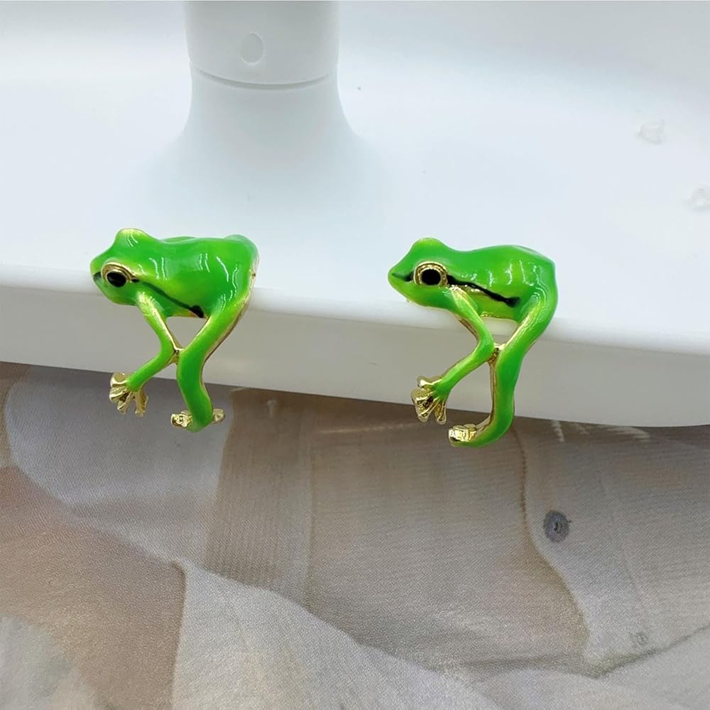 Amazon | Decixde ツリーカエルリング かわいいカエルリング 調節可能