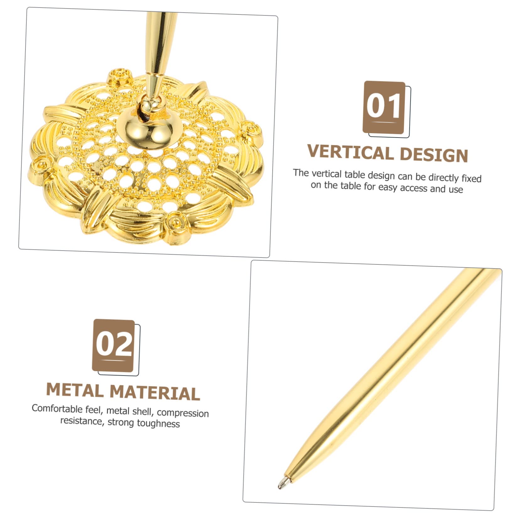 Lurrose 10stücke Professionelle Kugelschreiber Für Büro Eleganter Ballpoint Pen Für Banken Und Hotels Als Schreibzubehör Für Geschäftliche Anlässe