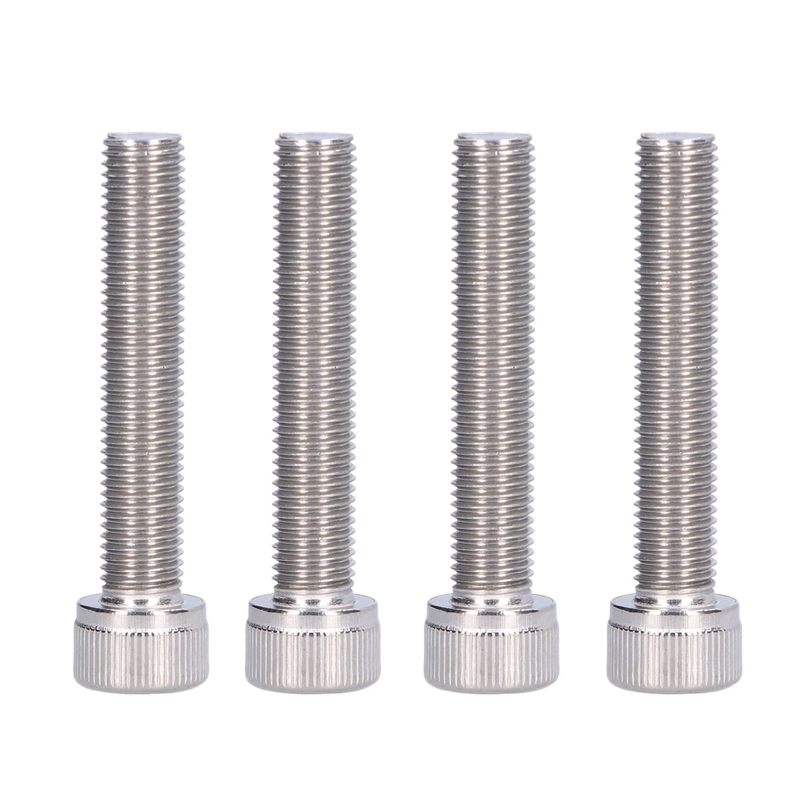 M10X1 25 Schraube M10 1,25 4 Pezzi Bullone Esagonale con Esagono Incassato Vite in Acciaio Inossidabile A2 1,25 Mm Fissaggio a Passo Fine Hardware (M10*55)