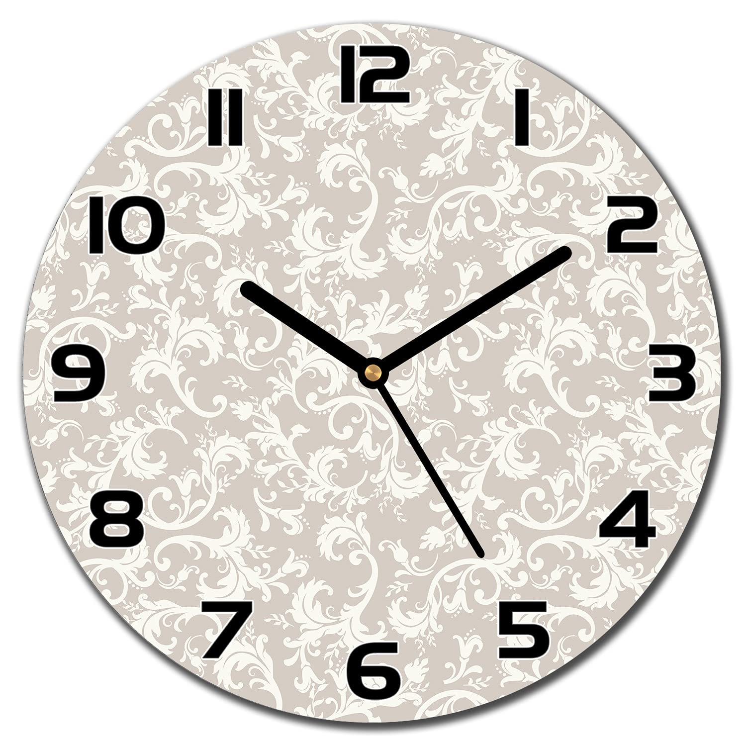 Horloge murale en verre Coloray 30 cm pour sublimer un salon moderne ou une cuisine