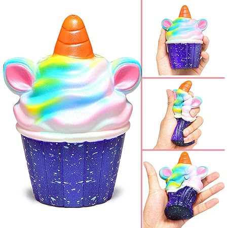 Frmarche Squishy Kawaii Anti Stress Squishies Reliever Jouet Dent Zebre Licorne Glace Tete De Panda Cerf Sika Pour Party Favors Cadeaux Anniversaire Noel C Amazon Fr Jeux Et Jouets